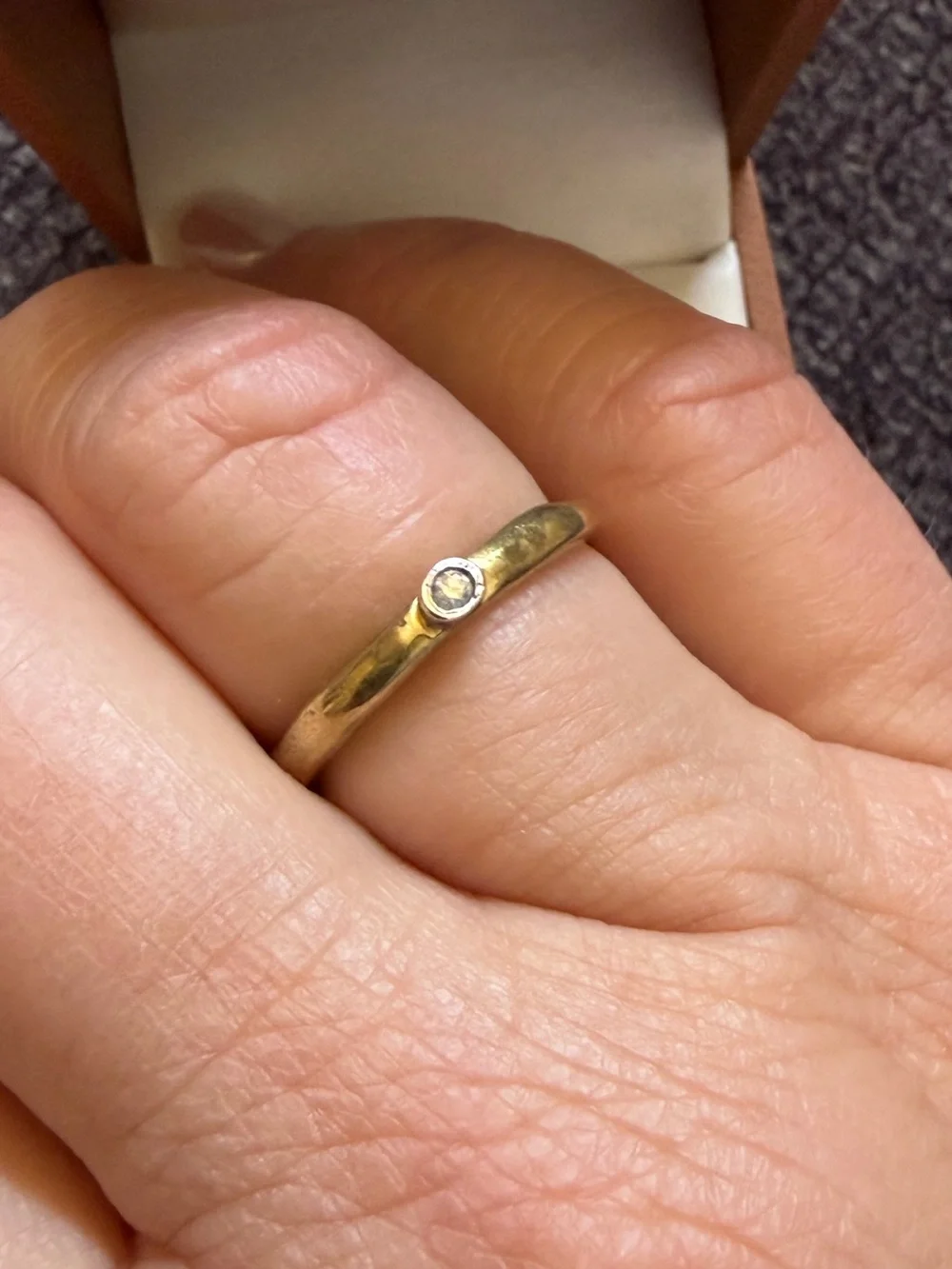 Rosa Maria Bronze and Grey Diamond Ring - Picture 5 of 7